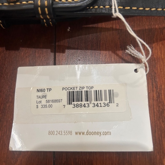 Dooney & Burke Designer Purse Handbag Purple Eggplant Croc Print NWT Tassels - Picture 9 of 13